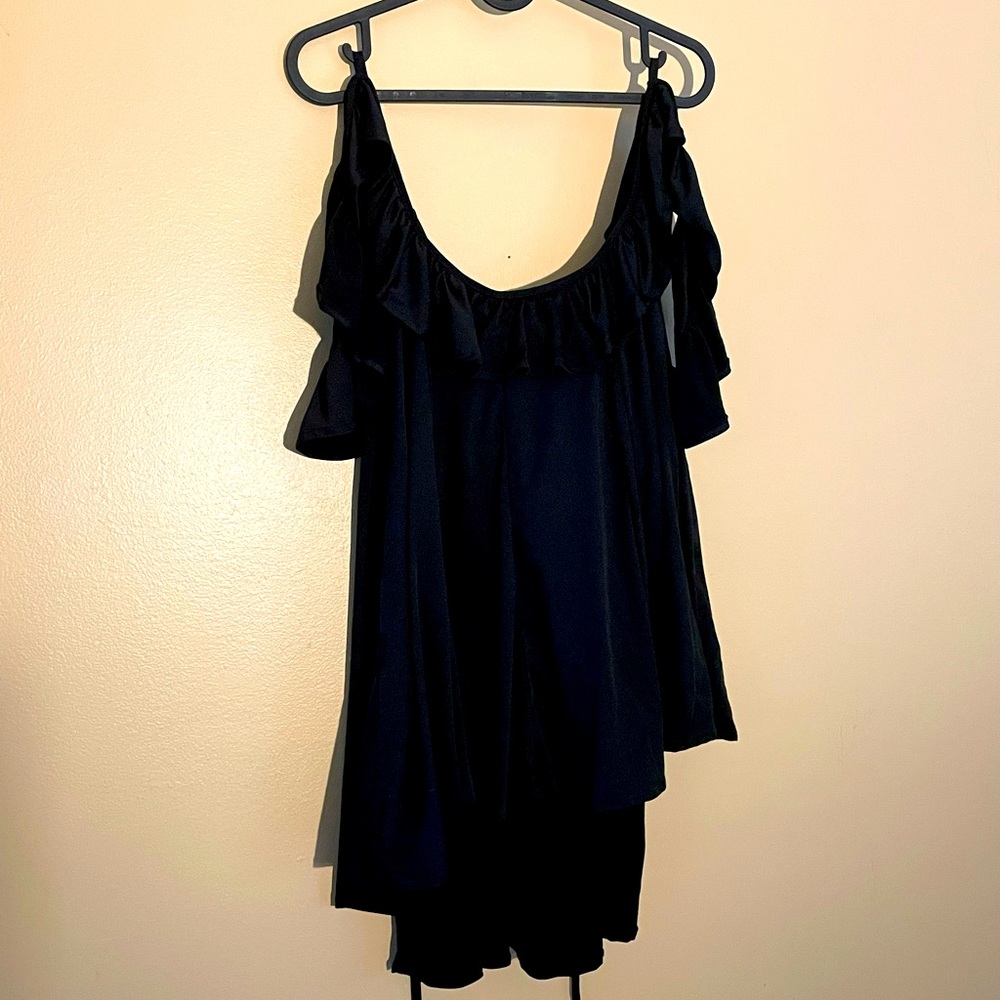 Little Black Dress Off the Shoulders